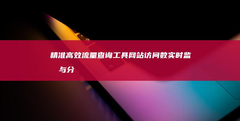 精准高效流量查询工具：网站访问数实时监测与分析平台